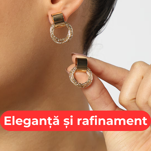 Cercei Evelin aurii 18K